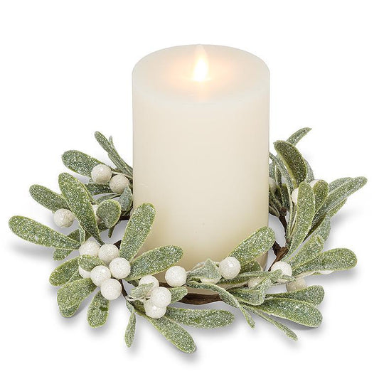 MISTLETOE CANDLE RING