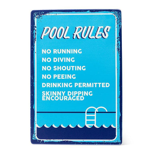 POOL RULES LIST SIGN