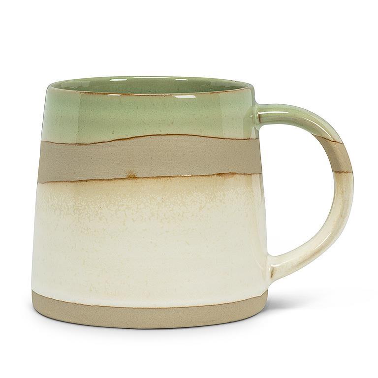 GREEN RUSTIC MUG