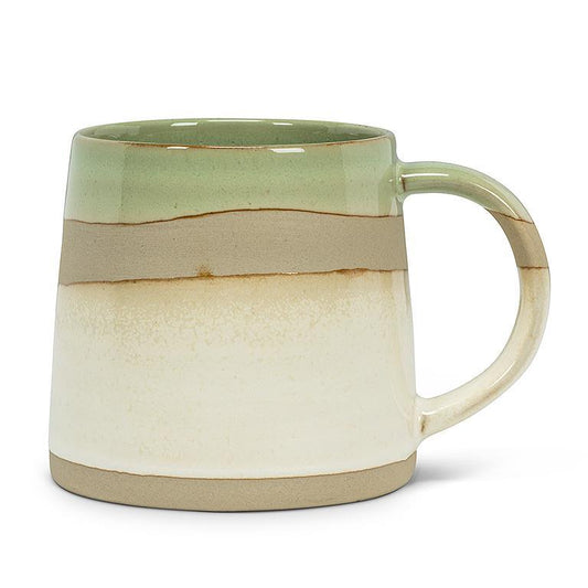 GREEN RUSTIC MUG