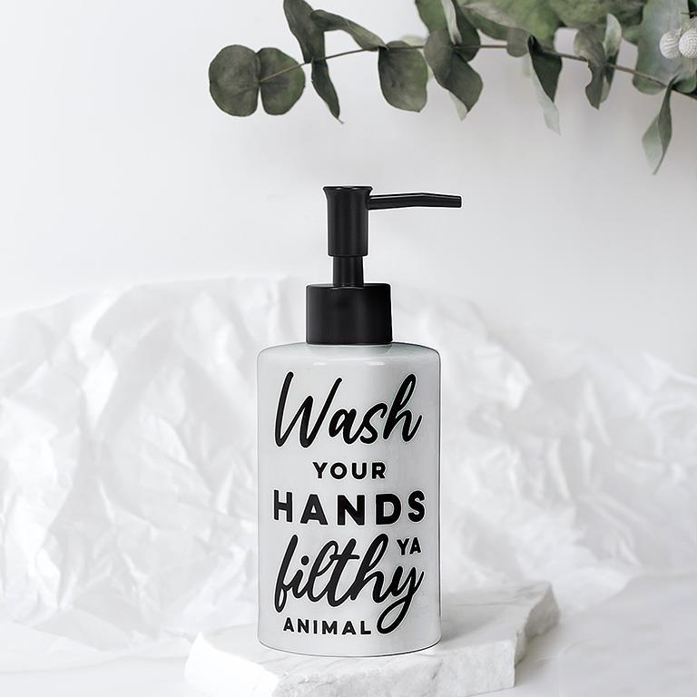 WASH YOUR HANDS SOAP PUMP