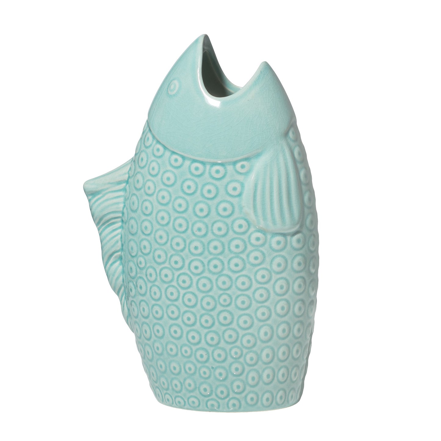 FISH SHAPED CERAMIC VASE