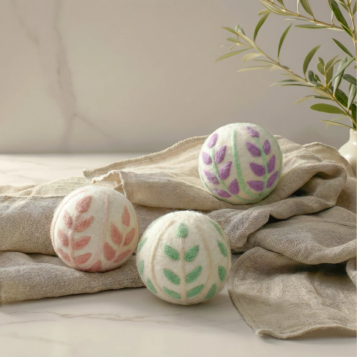 MODWOOL FELT DRYER BALLS