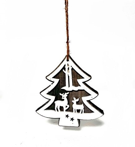 TREE CUTOUT ORNAMENT