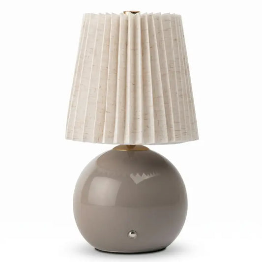 RECHARGABLE CERAMIC TABLE LAMP