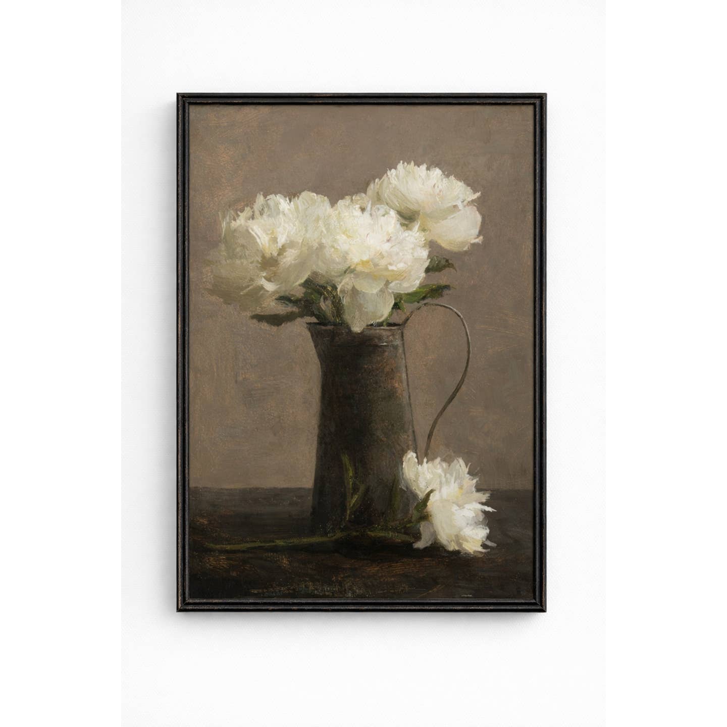 ANTIQUE FLOWER JUG CANVAS PRINT