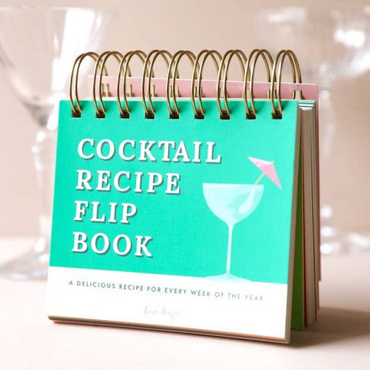 COCKTAIL RECIPE FLIPBOOK