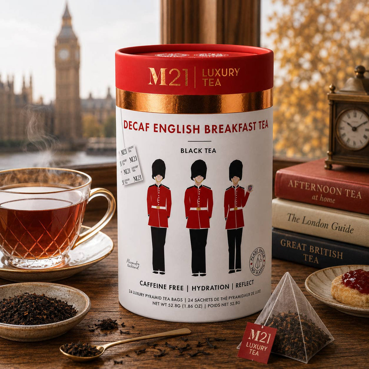 DECAF ENGLISH BREAKFAST HERBAL TEA