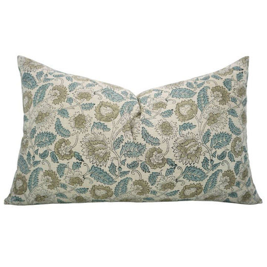 MANDAKINI BLOCK PRINT LINEN LUMBAR