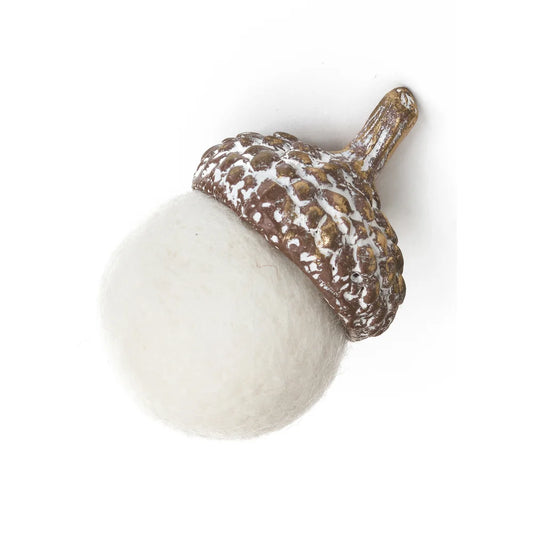 SMALL WOOL ACORN