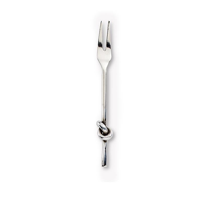 COCKTAIL FORK W/ KNOT HANDLE