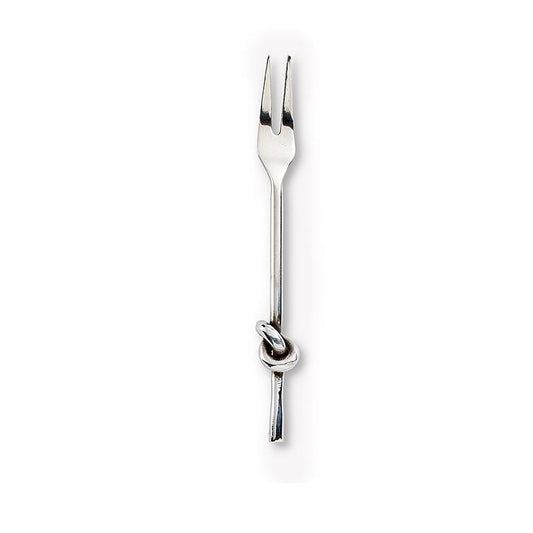 COCKTAIL FORK W/ KNOT HANDLE