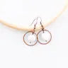 CIRCLE OF LIFE COPPER EARRINGS