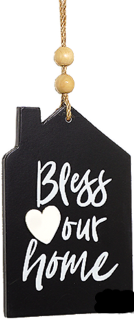 BLESS OUR HOME BEAD ORNAMENT