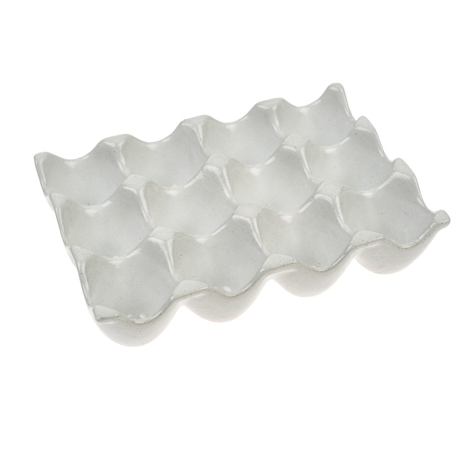 CERAMIC EGG TRAY