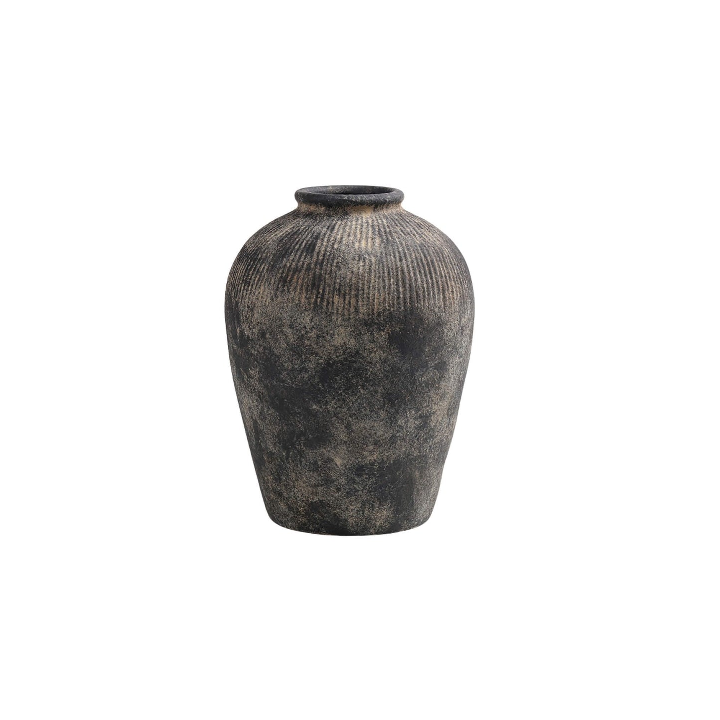 BLACK TERRACOTTA VASE