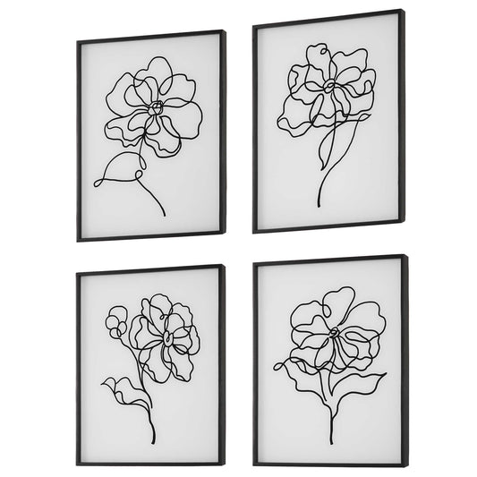 BLOOM FLORAL FRAMED PRINT