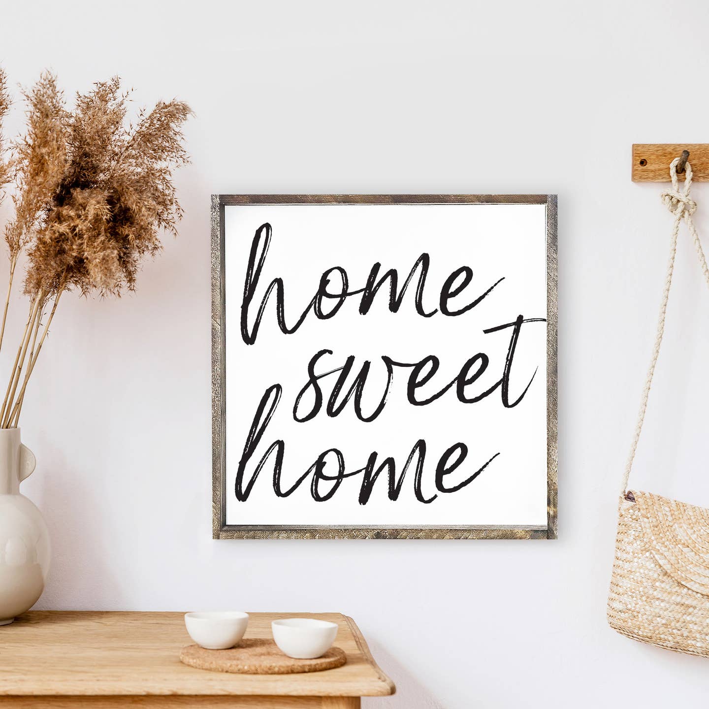 HOME SWEET HOME WOOD SIGN