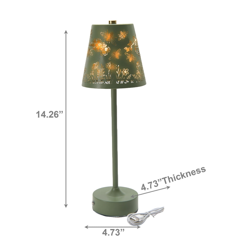 LED USB METAL CUTOUT EMPIRE LAMP
