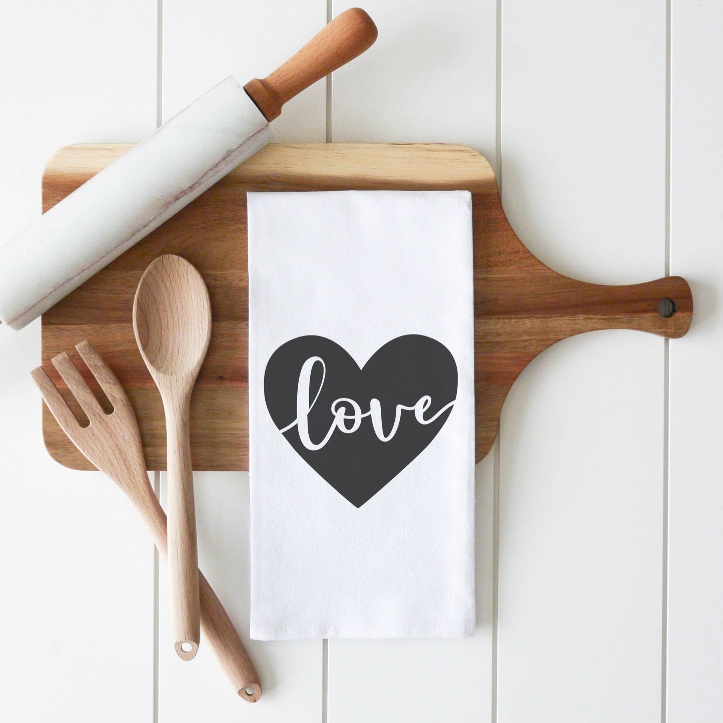 LOVE HEART TEA TOWEL
