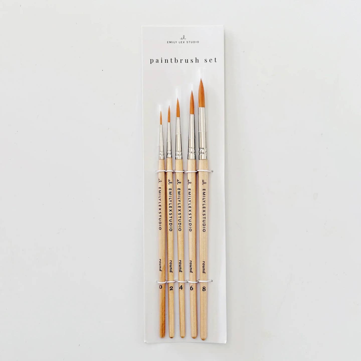 WATERCOLOUR PAINTBRUSHES S/5