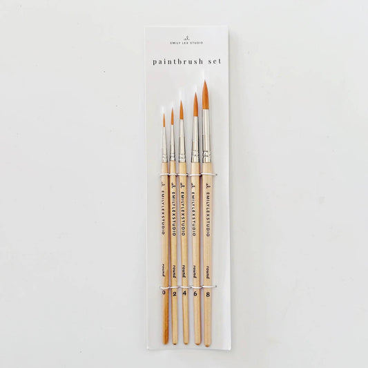WATERCOLOUR PAINTBRUSHES S/5