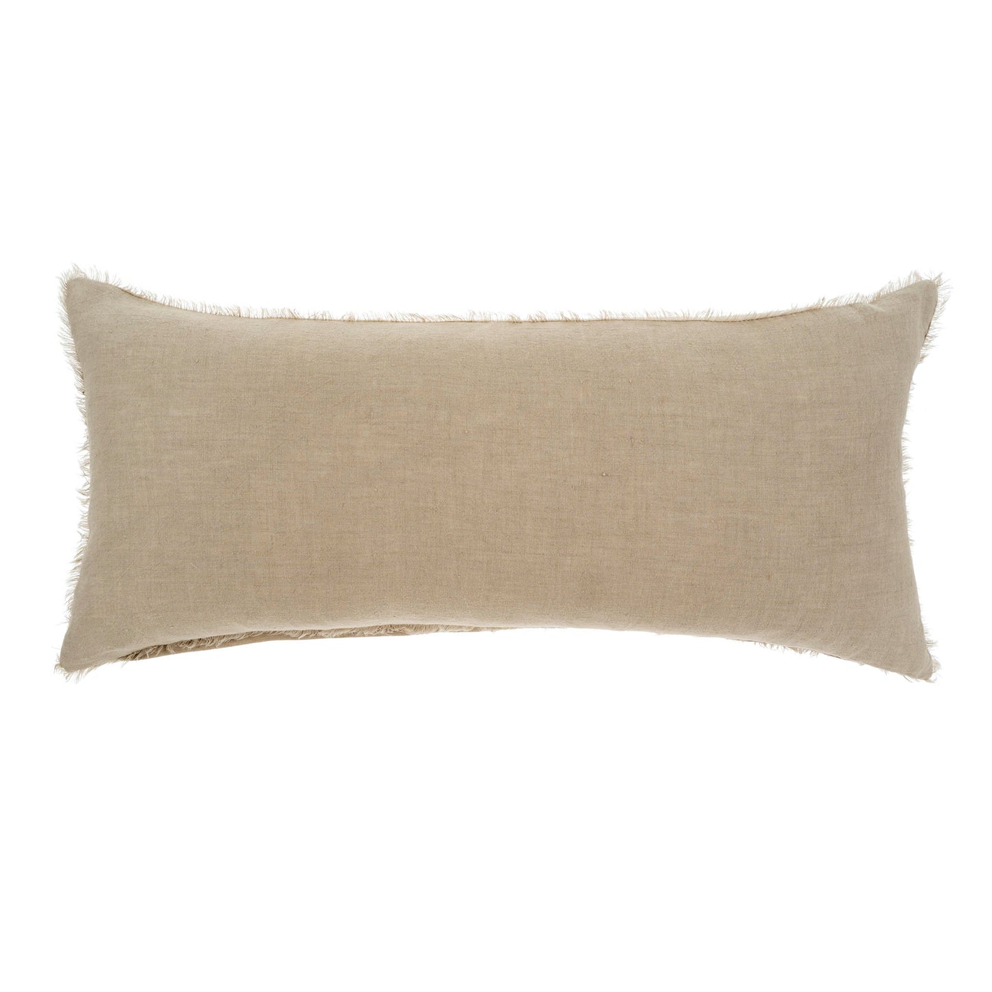 LINA LINEN LUMBAR PILLOW - DRIFTWOOD