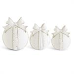 WHITE PORCELAIN LED ORNAMENT