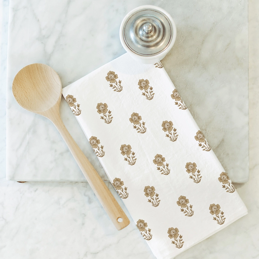 GOLD BLOCK TEA TOWEL