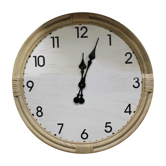 RATTAN CLOCK