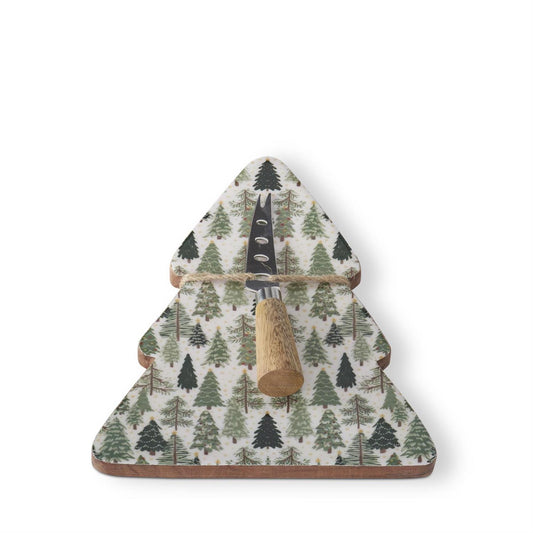 WOOD CHRISTMAS TREE'S PLATTER