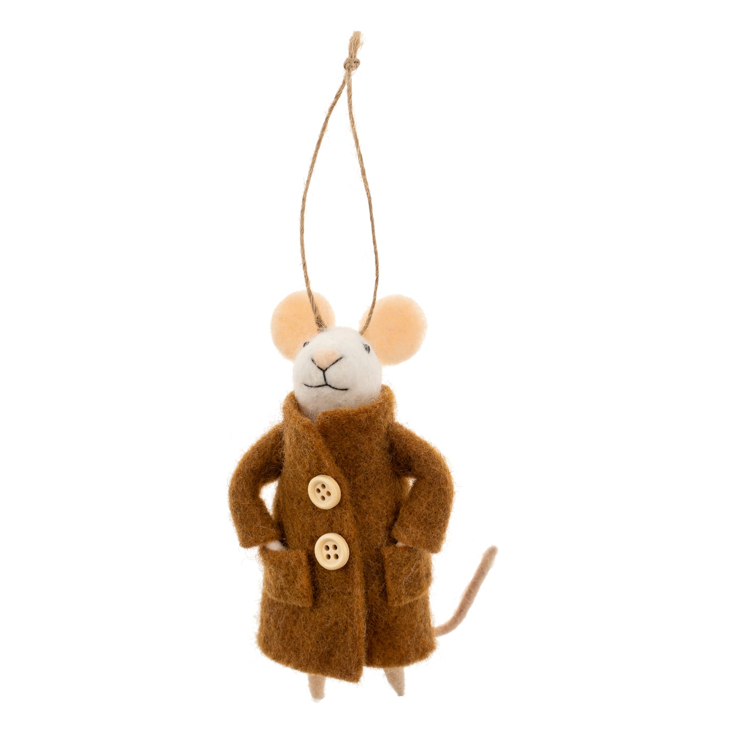 BUNDLED BRUCE MOUSE ORNAMENT