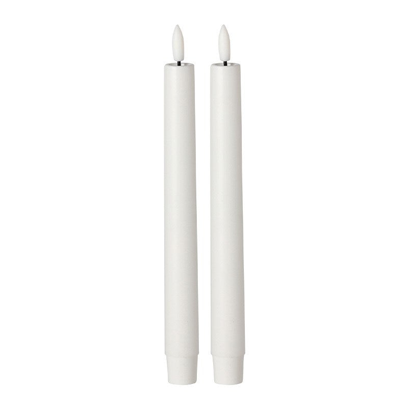 LED TAPER CANDLE S/2
