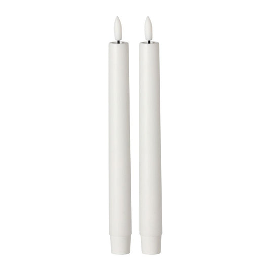 LED TAPER CANDLE S/2