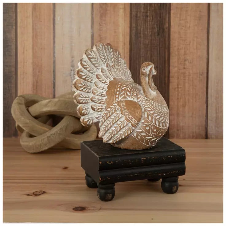 BROWN & WHITE TURKEY