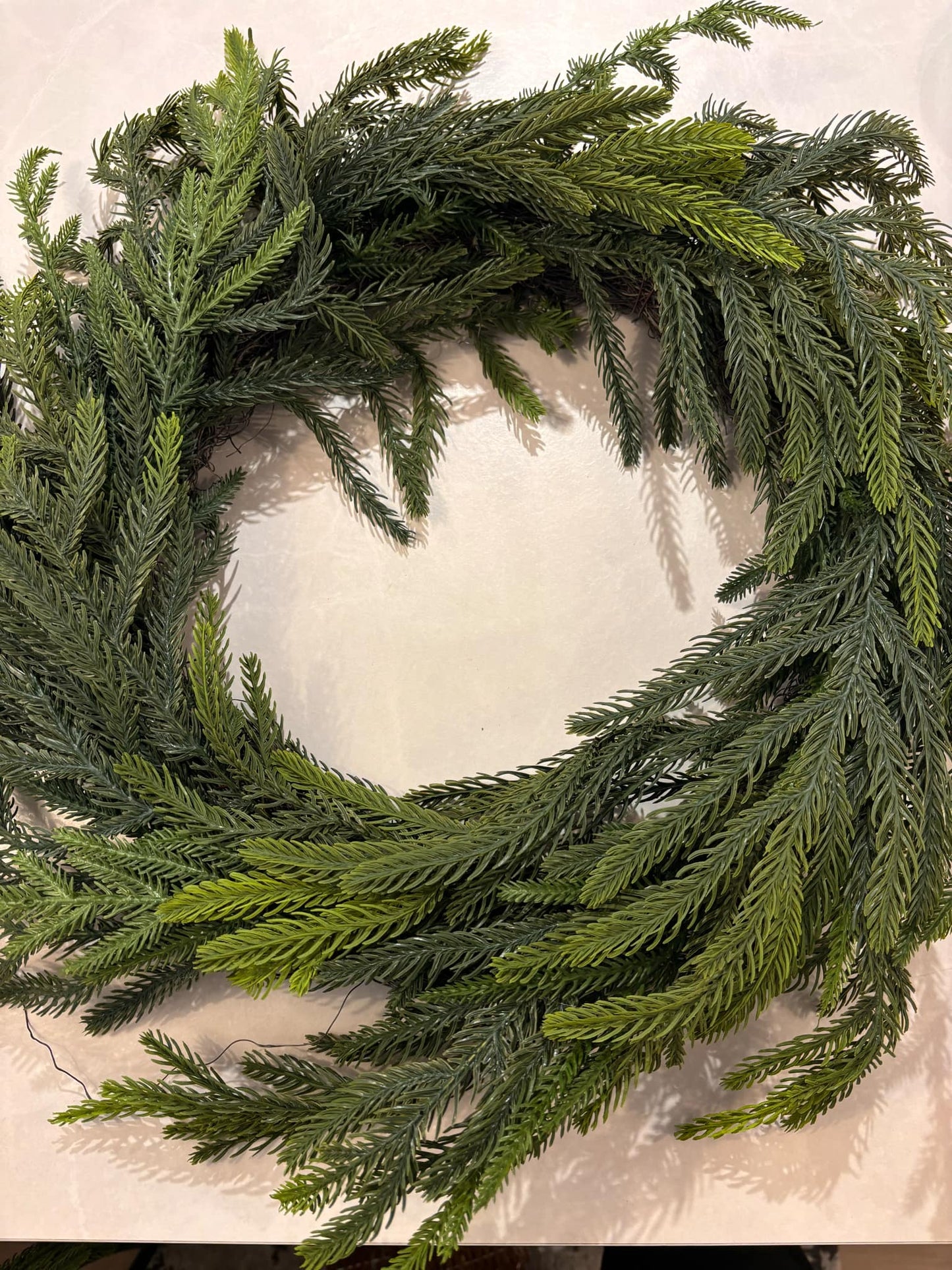 REAL TOUCH NORFOLK WREATH 20"