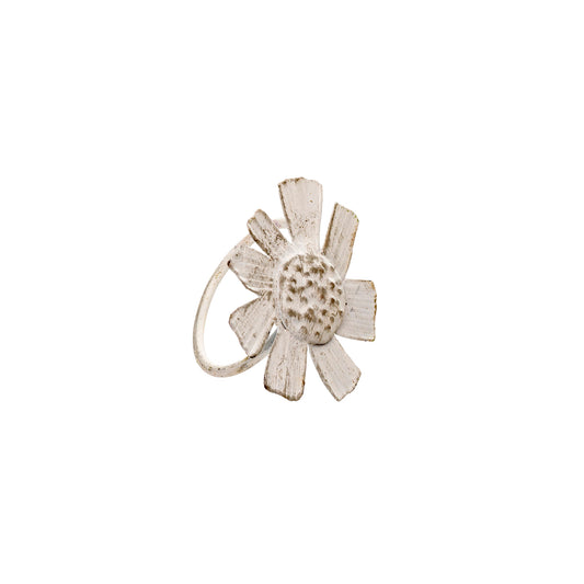 WHITE FLOWER NAPKIN RING