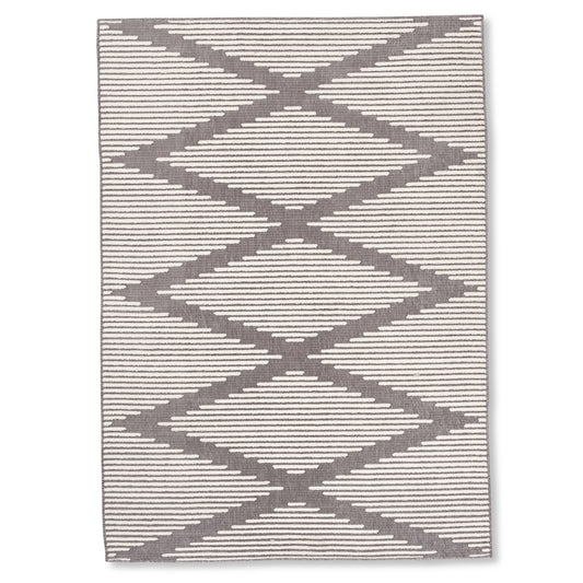 NYLA GREY AND WHITE WASHABLE RUG NYL-3101