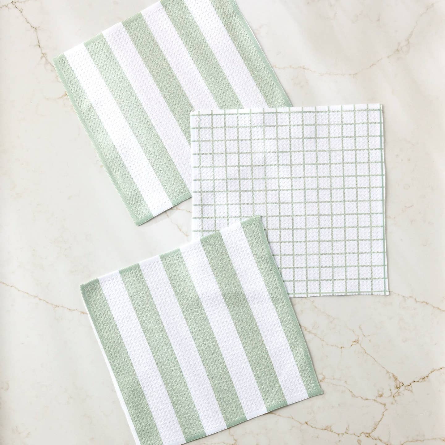 SWEET MINT DISHCLOTHES S/3