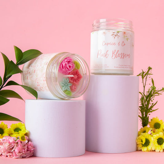 PINK BLOSSOM CANDLE