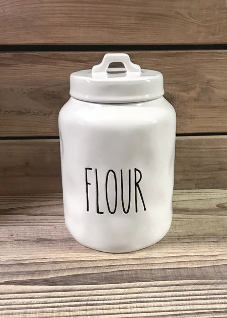 CERAMIC FLOUR CANISTER