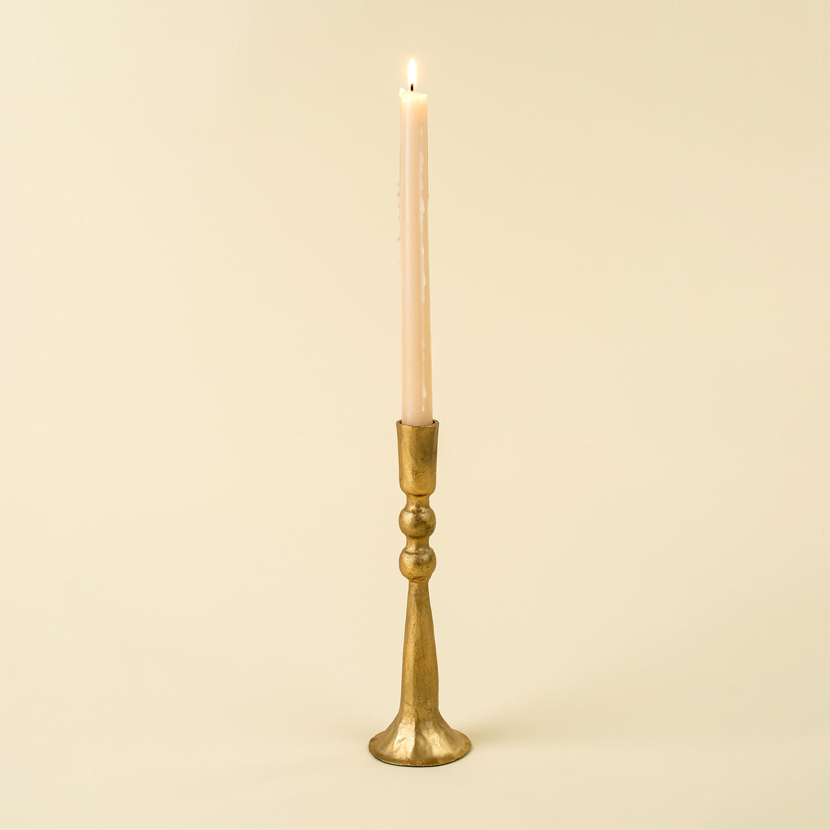 CALUM GOLD FORGED CANDLESTICK