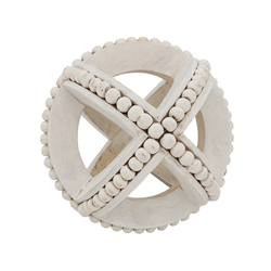 WOODEN BEADED ORB