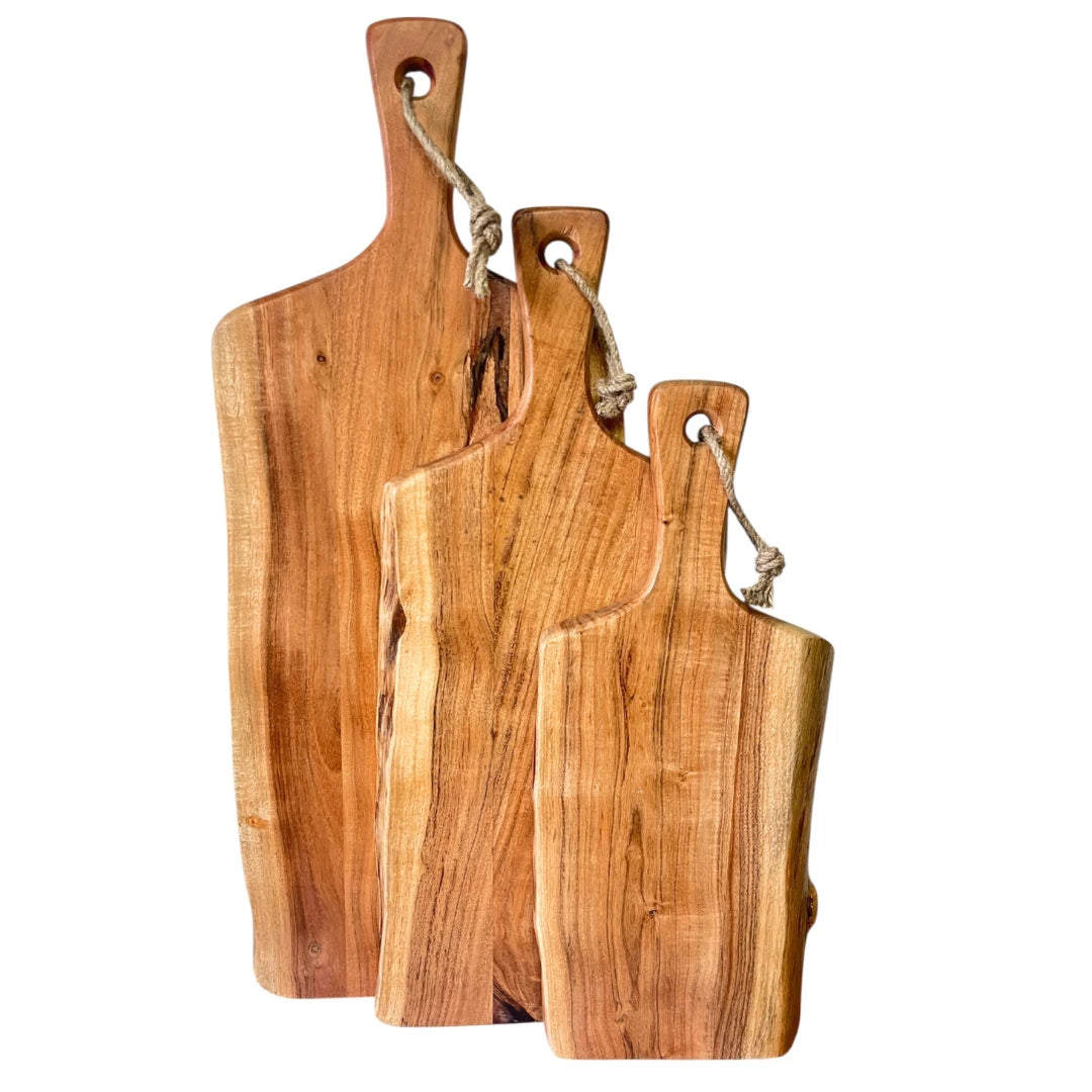 ACACIA WOOD LIVE EDGE SERVING BOARD