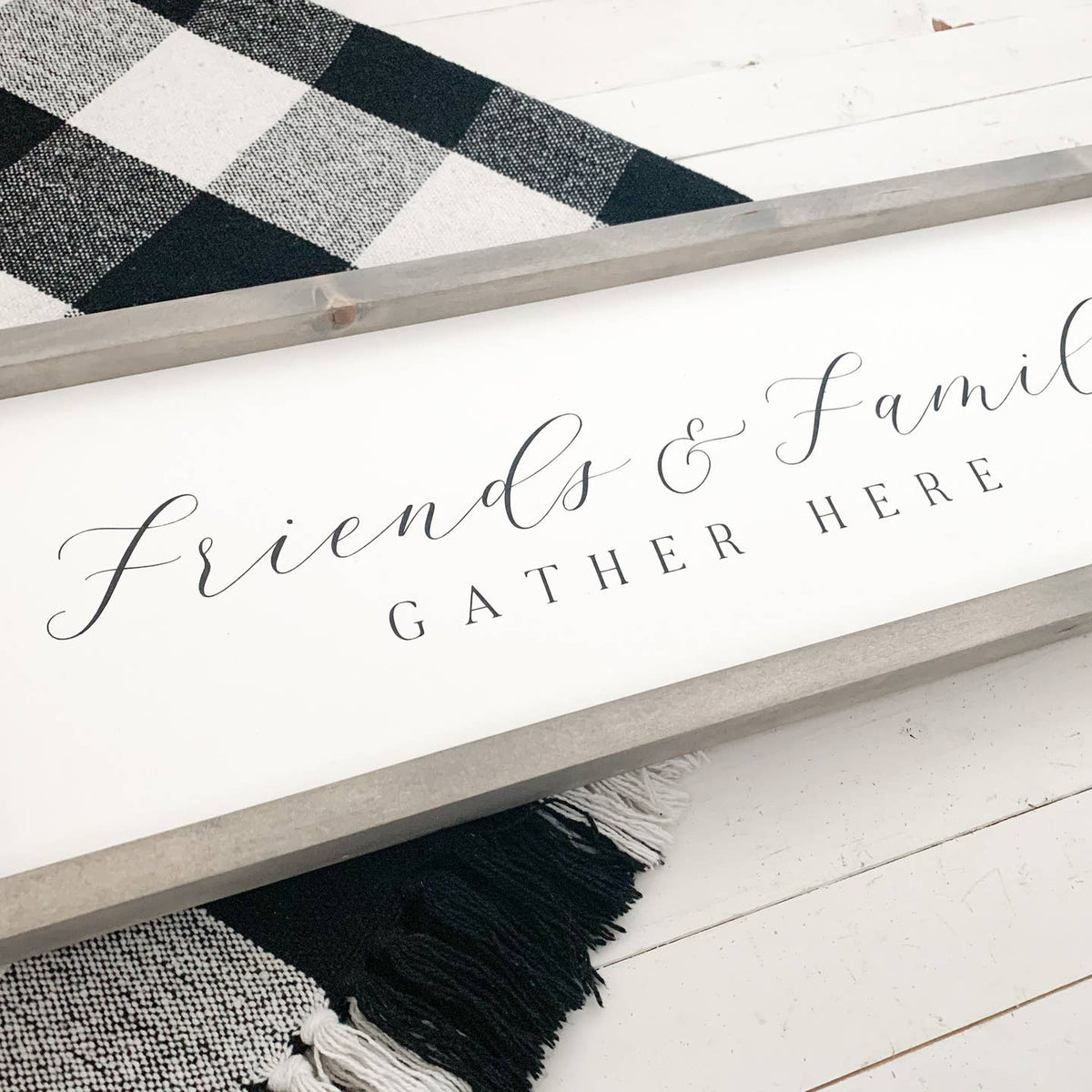 FRIENDS & FAMILY WOOD FRAMED ART