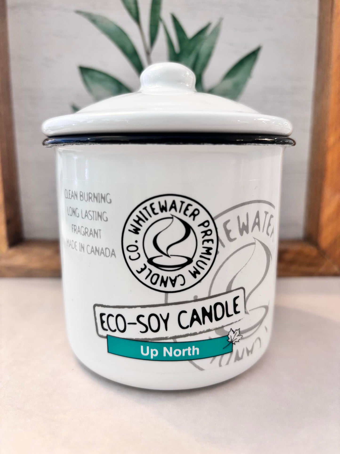 UP NORTH ENAMEL JAR CANDLE