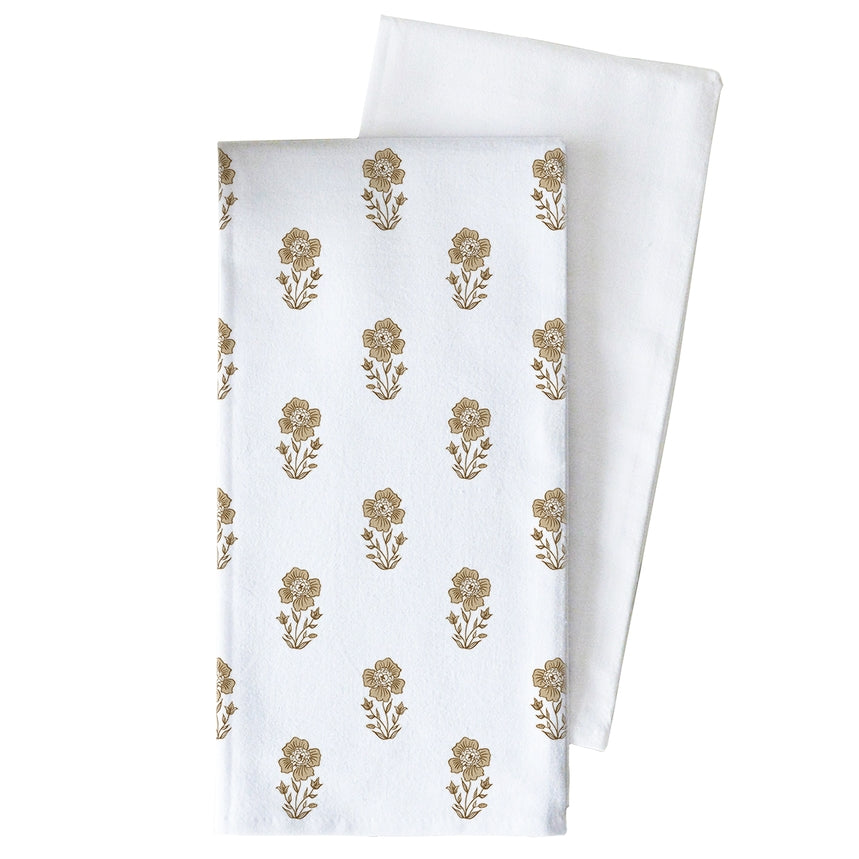 GOLD BLOCK TEA TOWEL