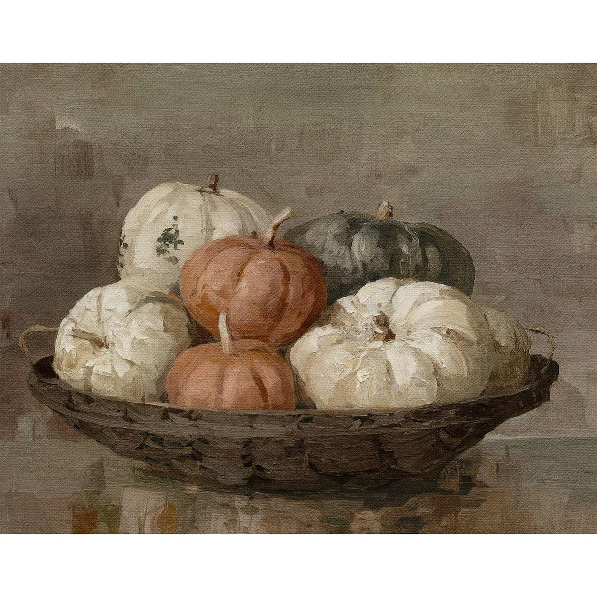 RUSTIC PUMPKIN CANVAS PRINT