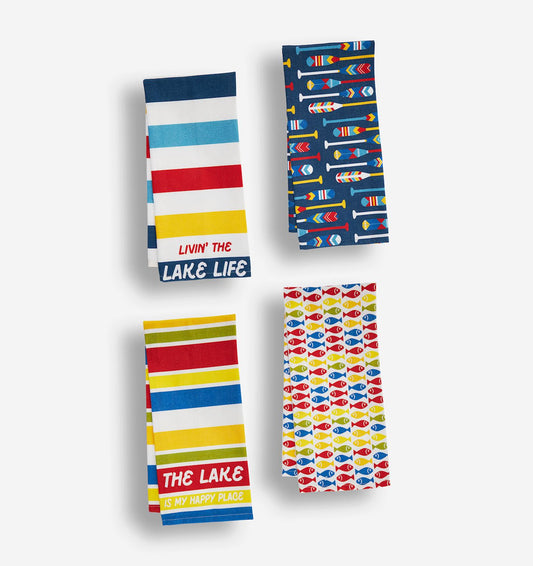 LAKE LIFE COTTON TEA TOWEL