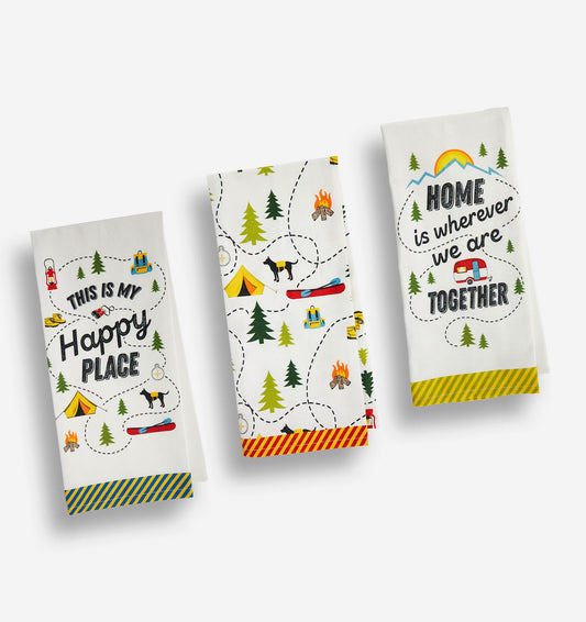 OUTDOOR LIVING COTTON TEA TOWEL